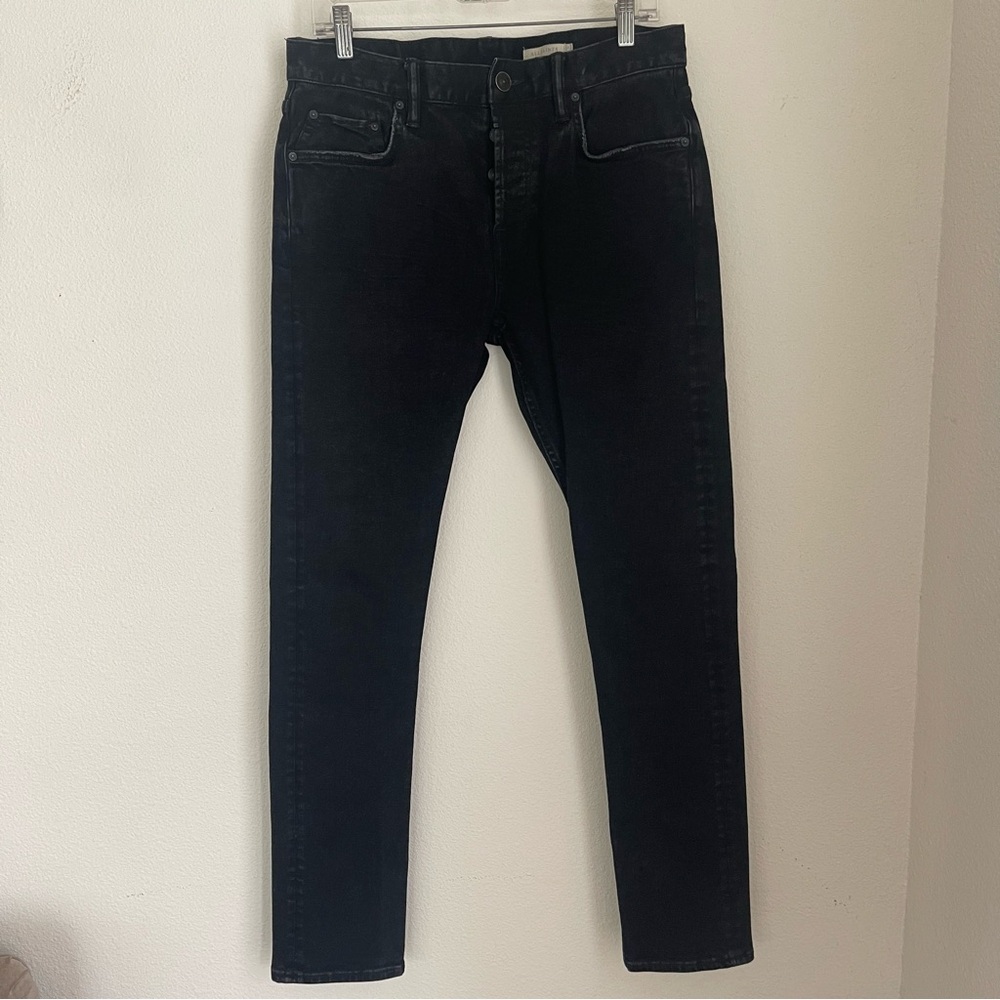 All Saints Cigarettes Skinny Button Fly Denim Jeans